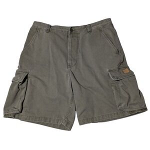 VTG POLO JEANS CO‎ RALPH LAUREN Green Drab Heavyweight Cargo Shorts - Men 40